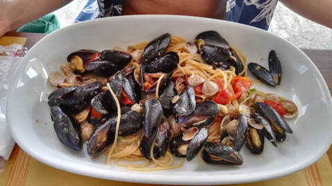 spaghetti con le cozze